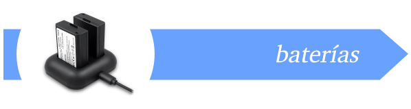 Baterías para cámaras