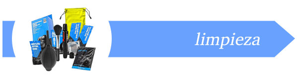 Limpieza de cámara y objetivos