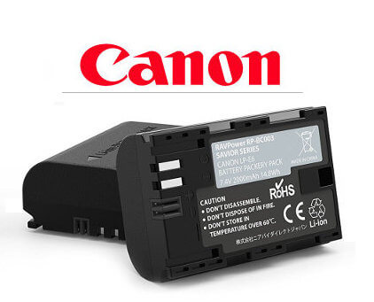 Baterías recomendadas para cámaras réflex Canon