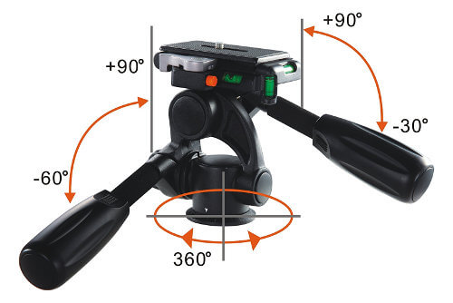 Rótula de 3 vías / 3D