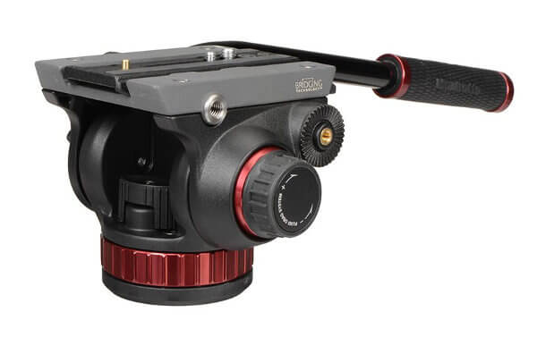Cabezal de vídeo con base plana - Manfrotto 502AH