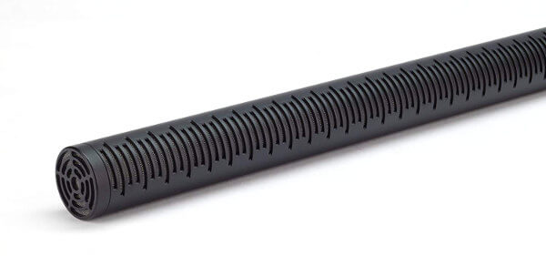 Tubo de interferencia de un micrófono de cañón