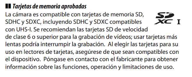 Nikon D5600 Manual - Tarjetas SD