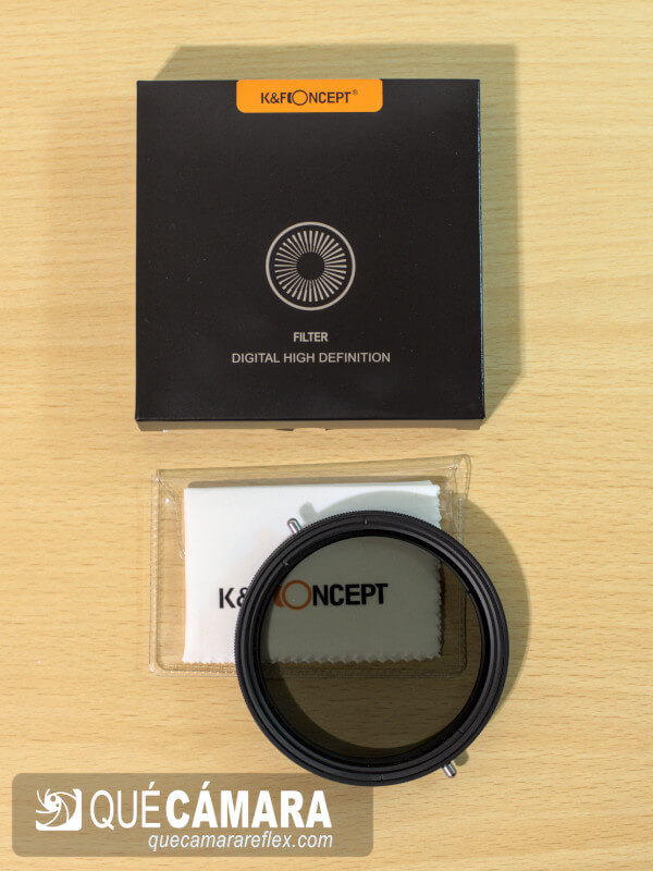 Filtro de densidad neutra variable K&F Concept