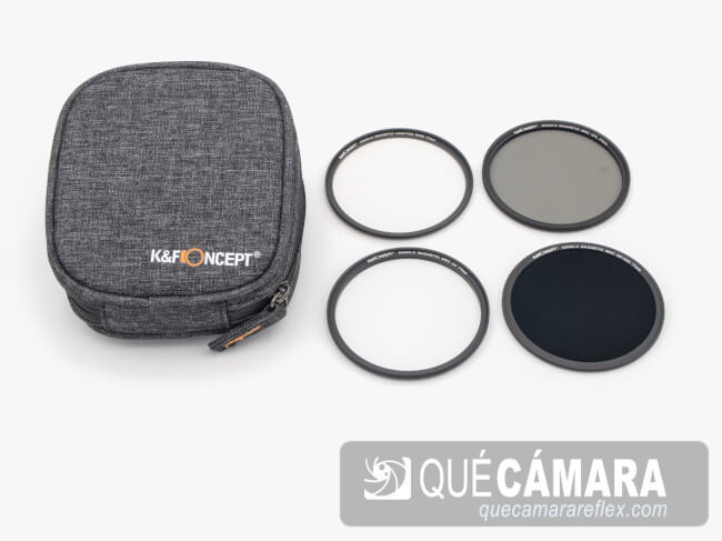Kit de filtros de K&F Concept - Contenido kit