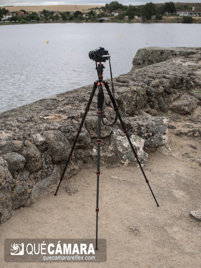 K&F Concept BA225 - Trípode de viaje en fibra de carbono