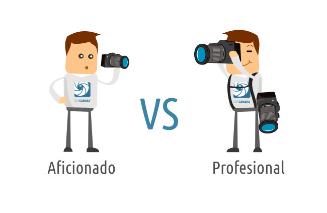 Fotógrafo aficionado vs fotógrafo profesional
