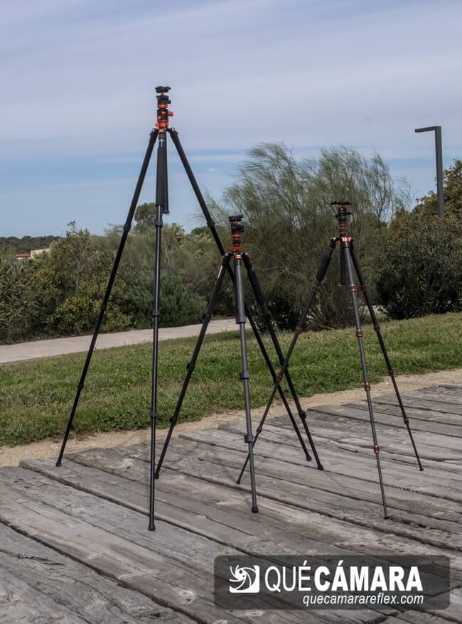 Trípode ligero de fibra de carbono SA254C4
