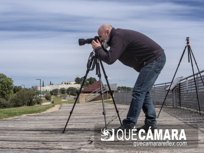 Trípode ligero de fibra de carbono SA254C4