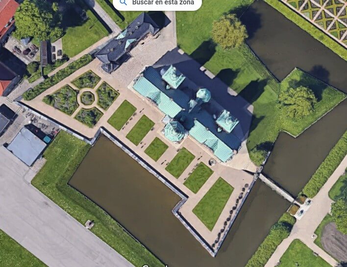 Perspectiva dos puntos de fuga - Rosenborg Slot