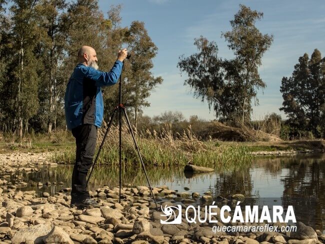 Trípode K&F Concept D255C4 - columna extendida