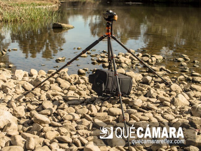 Trípode K&F Concept D255C4 - peso adicional en gancho