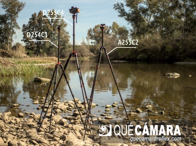 Trípode K&F Concept D255C4 - comparativa con trípodes