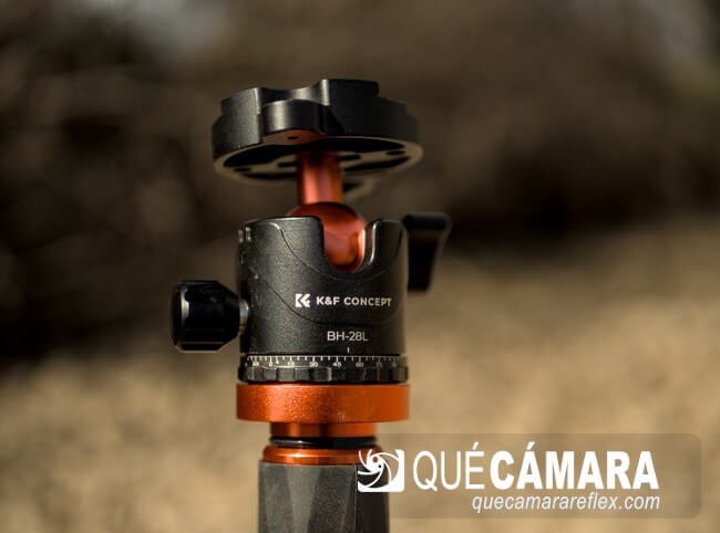 Trípode K&F Concept D255C4 - rótula de bola